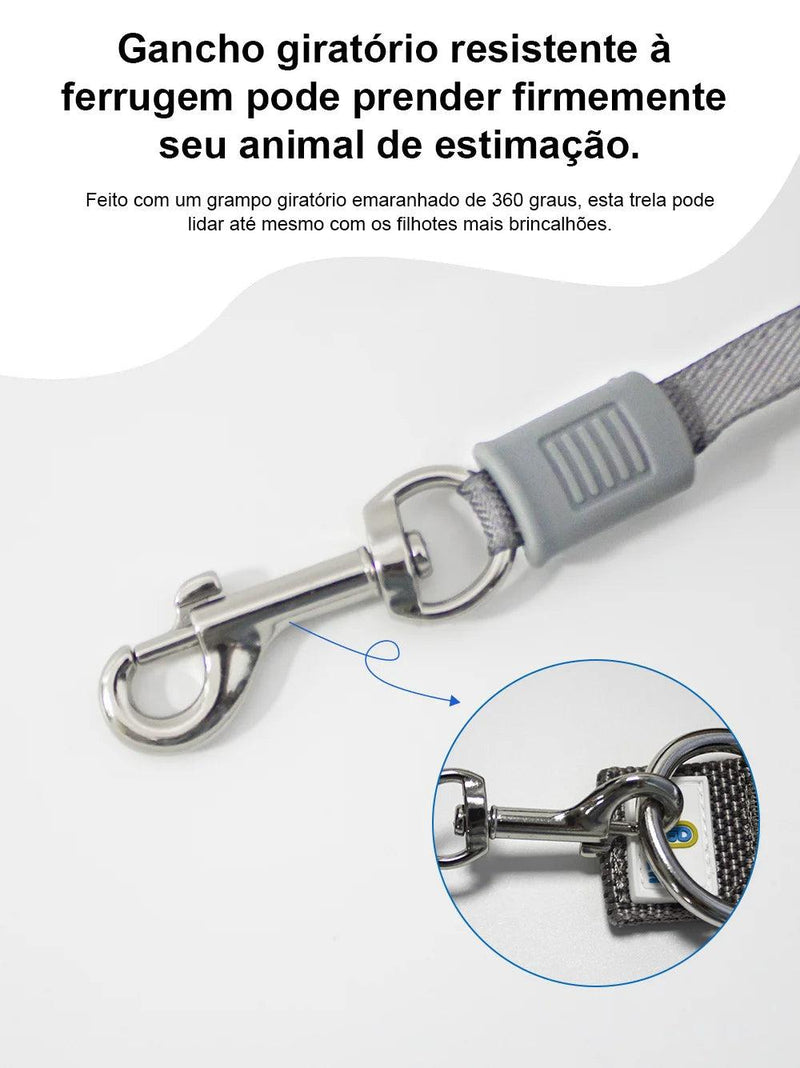 Coleira de cães trela retrátil automático do chicote de fios - Easy Pick