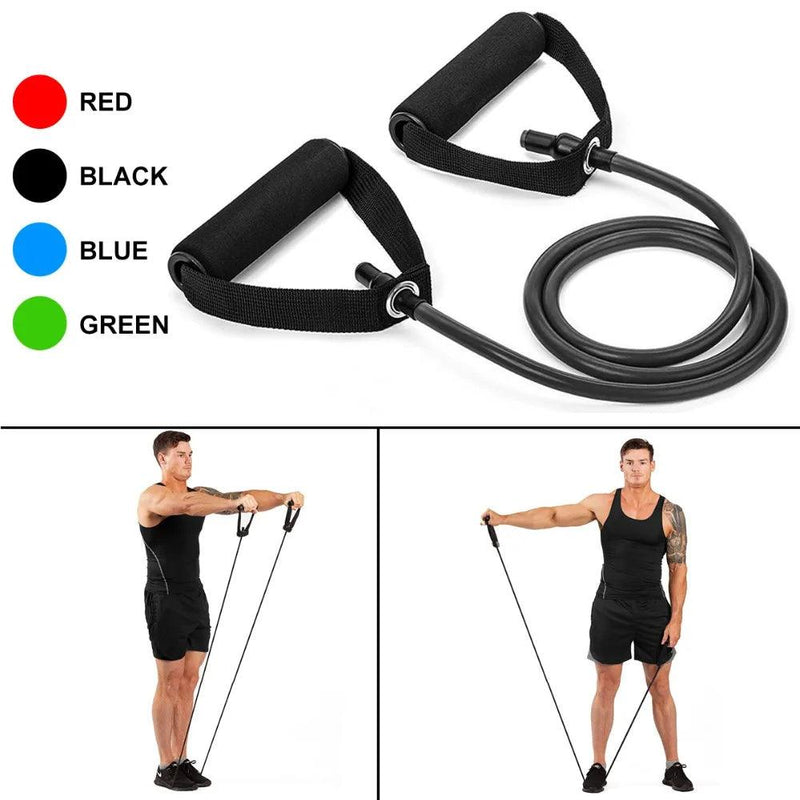 Corda elástica de resistência para puxamento de 120 cm, faixa de borracha, equipamento fitness para atividade física, yoga, treinamento, academia - Easy Pick