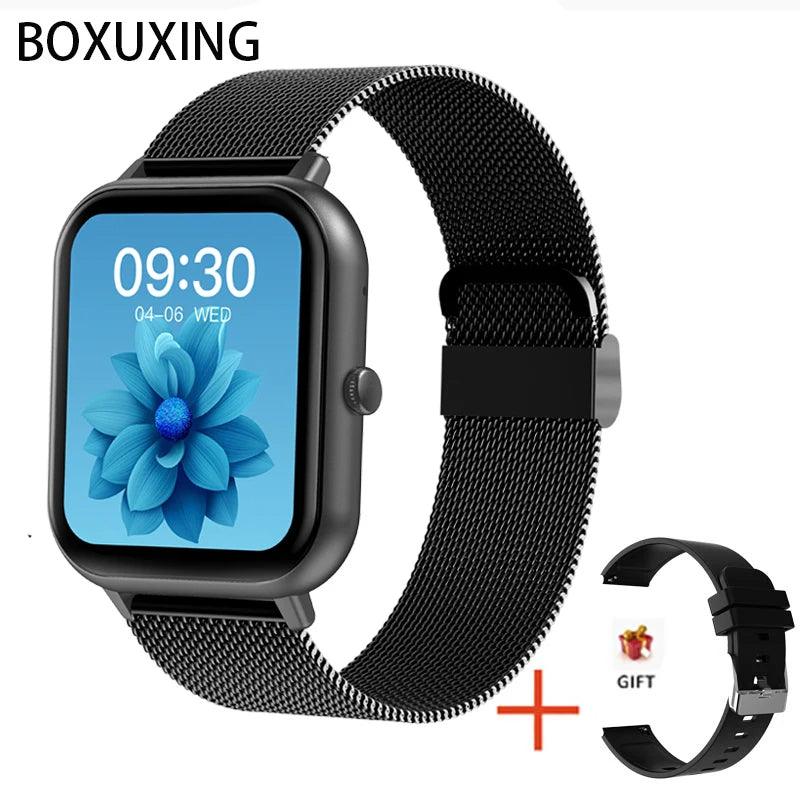 Smartwatch com Dial Personalizado para Mulheres, Chamada, Bluetooth, Música, Toque Completo, Pulseira, Relógio, Android, iOS, Impermeável - Easy Pick