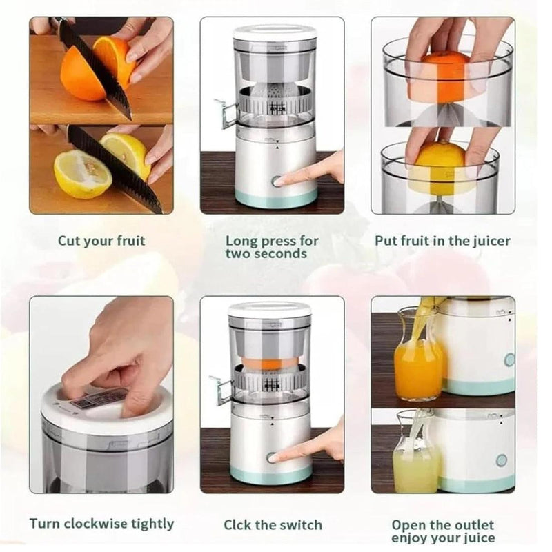 Espremedor multifuncional portátil elétrico, Mistura de mistura de gelo, Bebida de cozinha, Carregamento USB, Suco automático, Uso doméstico, Verão - Easy Pick