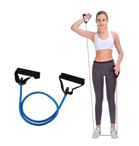 Corda elástica de resistência para puxamento de 120 cm, faixa de borracha, equipamento fitness para atividade física, yoga, treinamento, academia - Easy Pick