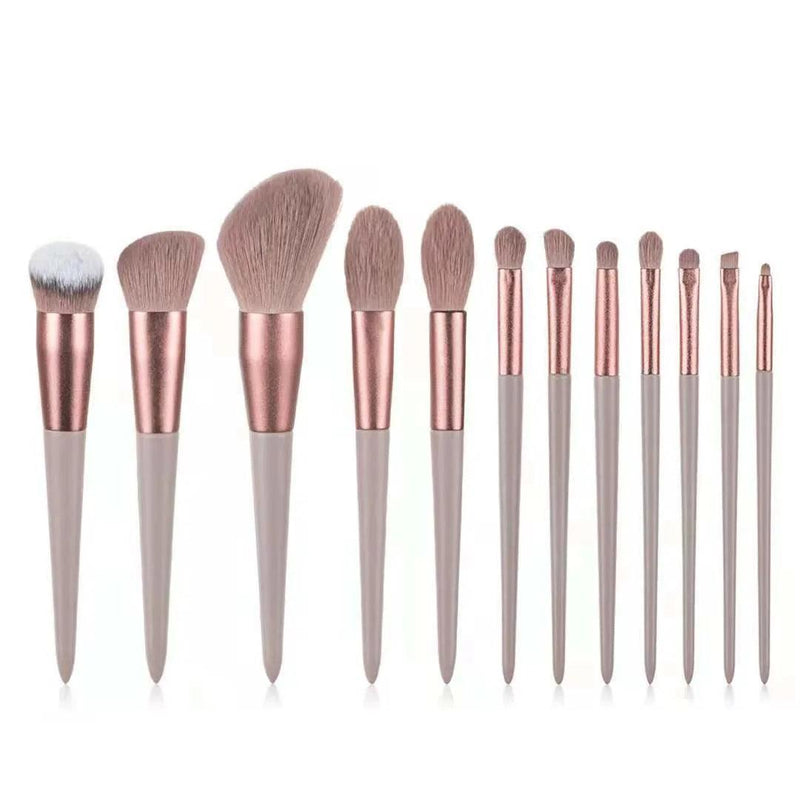 Kit maquiagem profissional Kabuki, 13 pcs - Easy Pick