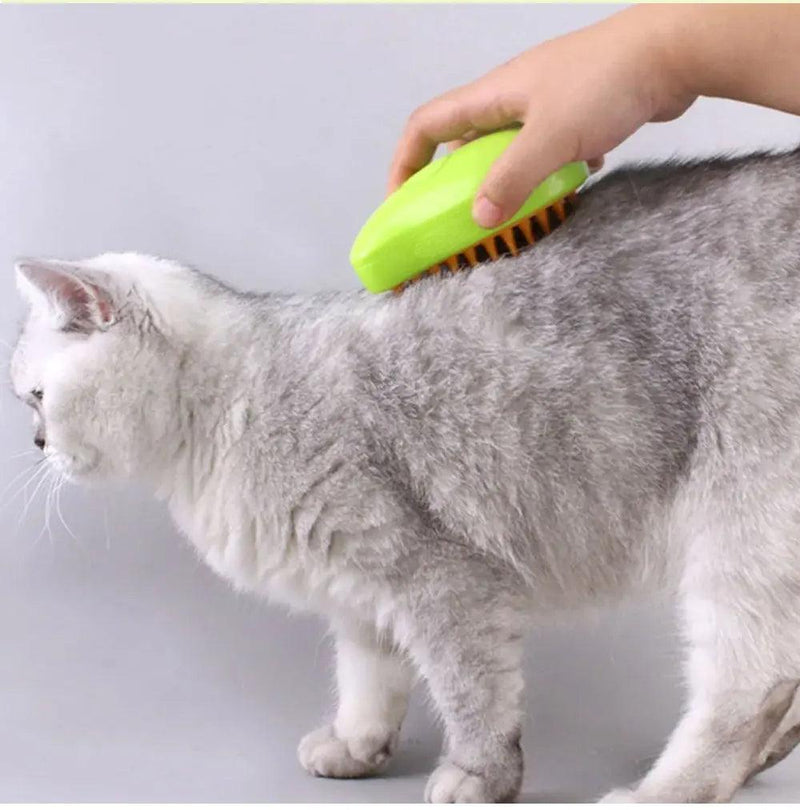 Escova a vapor para gato e cão, pulverizador elétrico para massagem,3 em 1 pente de massagem - Easy Pick