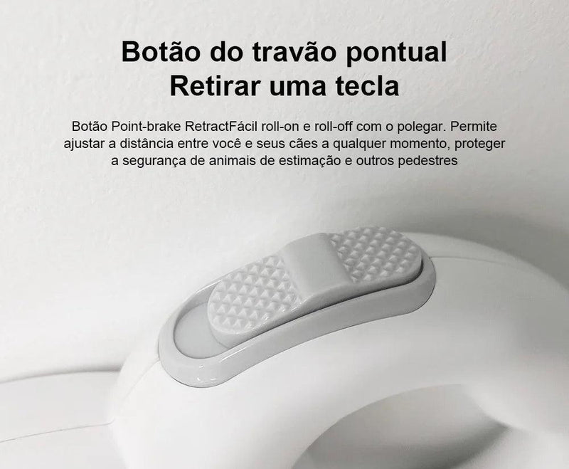 Coleira de cães trela retrátil automático do chicote de fios - Easy Pick