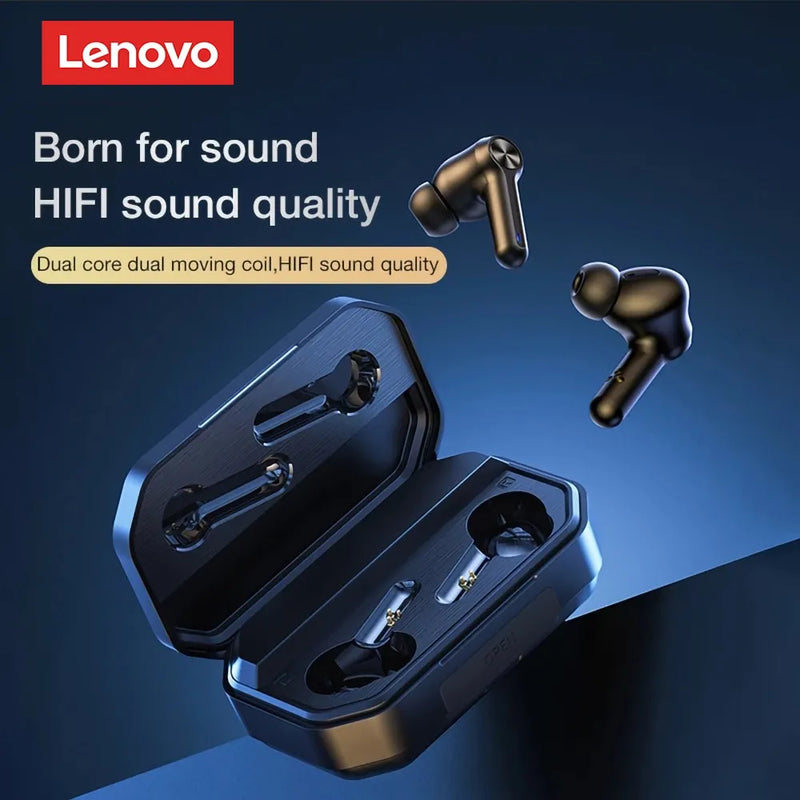 Lenovo-LP3 Pro fones de ouvido sem fio com display HIFI Bluetooth 5.0, bateria 1200mAh